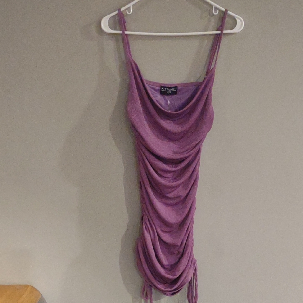NWT Kittenish Women's Medium Lavender Dress